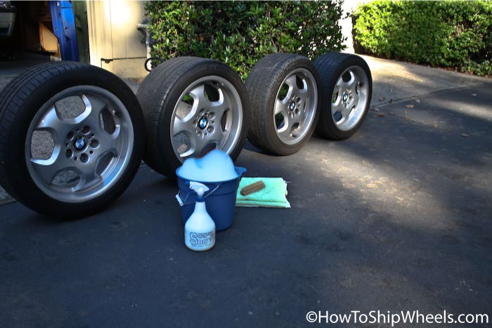 how to clean bmw wheels